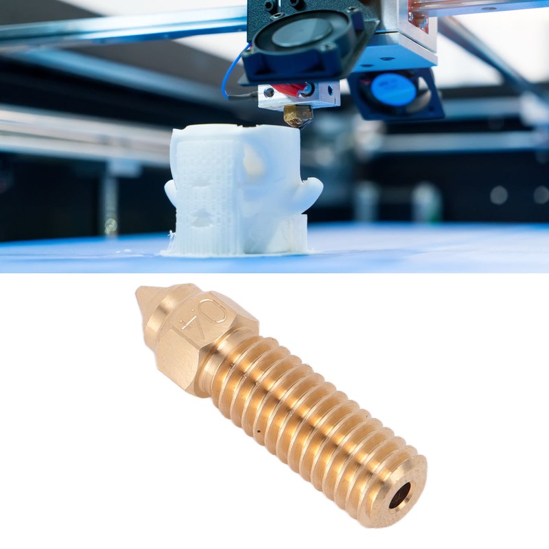 10pcs 3D Printer Extruder Brass Nozzles High Temperature Resistance Wear