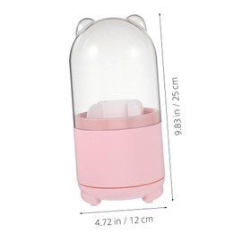 TEHAUX Rotating Makeup Brush and Desk Pen Holder Organizer Large Capacity Storage for Makeup Brushes Pens and Office Supplies Segmented Design for Easy Organization and Cleaning