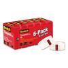Scotch 600K6 Transparent Tape, Refill, 1-Inch Core, 3/4-Inch x1000-Inch ,