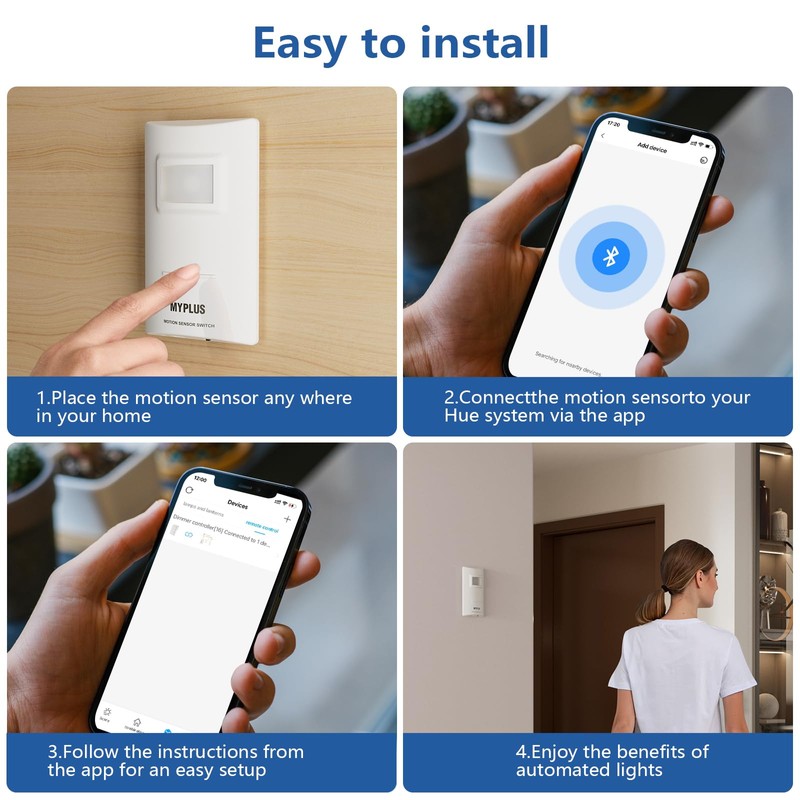 MYPLUS SmartMesh Motion Sensor, Body Sensor Controller