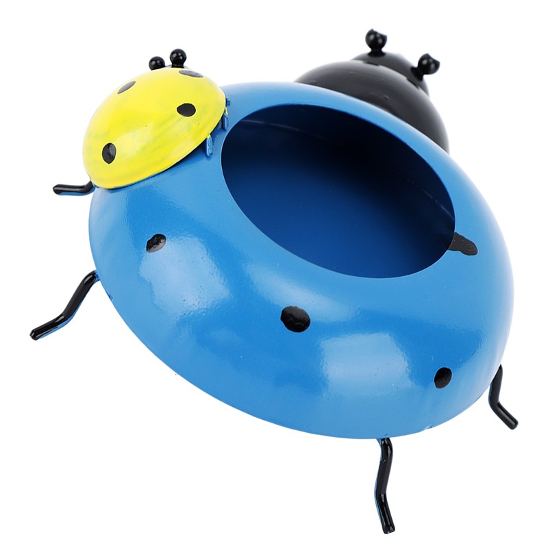 5.4cm Diameter Flower Pot Decor Ladybug Shaped Smoothing Surfaces Iron