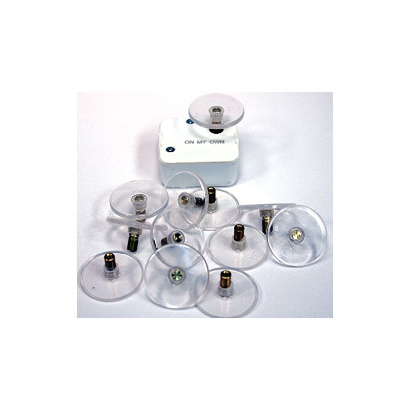 Creative Hobbies 1.5 Inch Round Clear Plastic Turntable for Wind