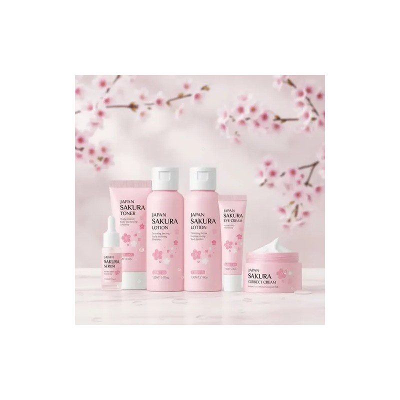 Set Skincare Japan Sakura Piel Radiante Y Joven Nuevo
