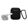 Unbranded Black Airpod Case 1/2 Gen With keychain holder and