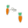 Carrot Earrings 925 Sterling Silver