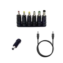 Yuuki Power 5.5 * 2.1mm DC Barrels Set 7pcs Female to Male Connector for BT Smart Hub