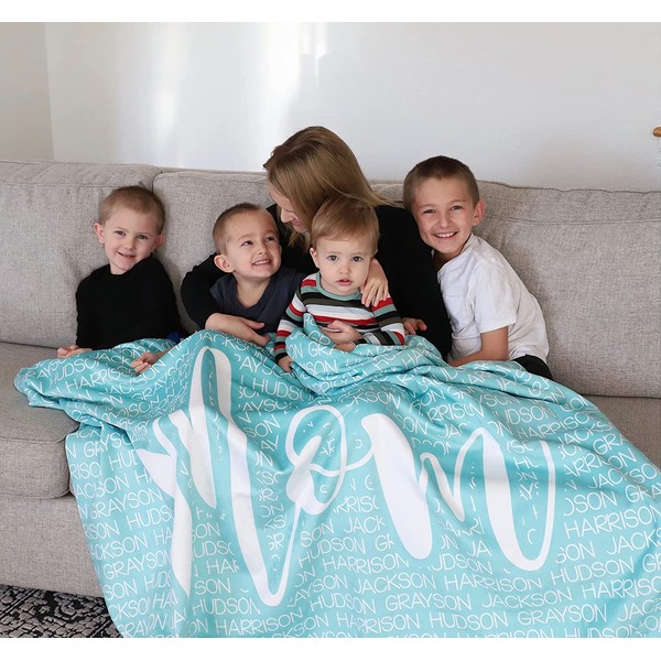 Personalized Name Blanket for Baby and Adults, Personalized Custom Throw