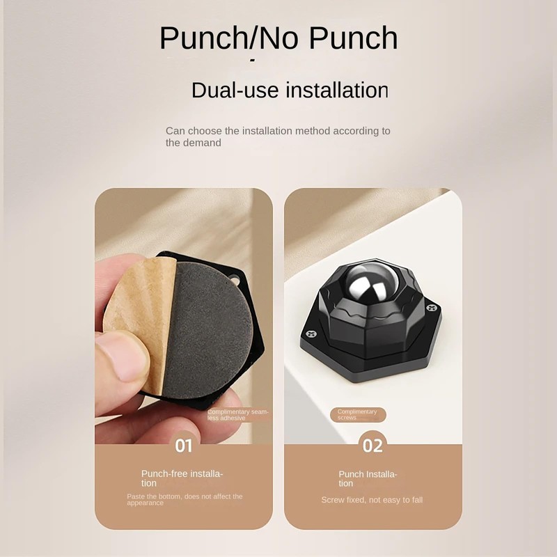 8 Pack Self Adhesive Caster Wheels, Swivel Wheels for Furniture,