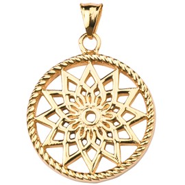 Traumfänger Dreamcatcher Pendant Star Gold Tone M TF01MGO