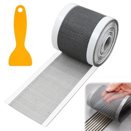 Rierousy Drain Hair Catcher Disposable 70 mm x 10 m, Shower Drain Mesh Sticker, Hair Strainer Shower Filter Rinse Strainer Sticker, Drain Strainer Shower, for Showers, Bathtubs, Kitchens