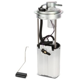 Auto Dynasty E3702M Electric Fuel Pump Assembly Module Compatible with Chevy Silverado GMC Sierra 1500 5.3L Flex Engine Extended/Standard Cab 96.0" Bed 2005-2007, 12V, White