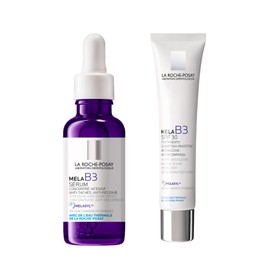 La Roche-Posay Mela B3 Duo: Anti-Fleckenserum 30 ml + Creme 40 ml | Gleichmäßige Komplettbehandlung mit Melasyl und Niacinamid