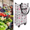 Natudeco Shopping Trolley Grocery Carts Household Shopping Cart Elderly Shopping