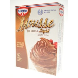 Dr Oetker Milk Chocolate Mousse Light, 1.3-Ounce (Pack of 6)
