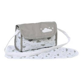Adora Baby Doll Diaper Bag - Twinkle Stars Diaper Bag with Accessories, Gender Neutral Cloud Print
