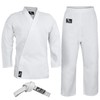 (3 (1.5m / 60kg), White) - Hawk Sports Karate Uniform