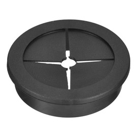 sourcing map 1 Pcs Cable Cord Grommet, 1-3/4 Inch (45mm) Desk Grommet Flexible Rubber Grommets Wire Hole Cover Pass Through for Office Computer Desk Wire Organizer, Black