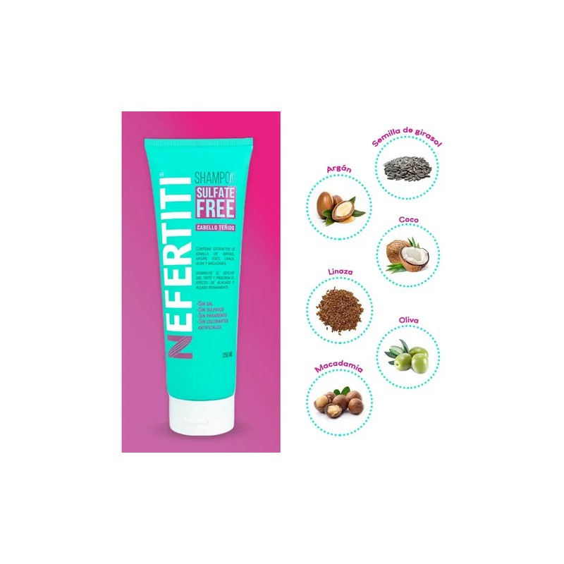 Shampoo Sin Sal Y Sin Sulfatos Para Cabello Teñido Con