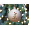 Image Industry Labradoodle Yellow Ceramic Bauble - Tree Decoration -