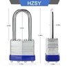 Padlocks Keyed Alike Key Lock, 6 Pack Laminated Steel Keyed