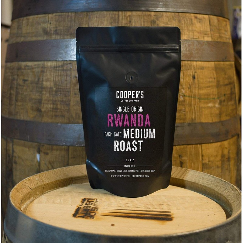 Rwanda Full Bodied Medium Roast Coffee Beans, Single Origin Whole