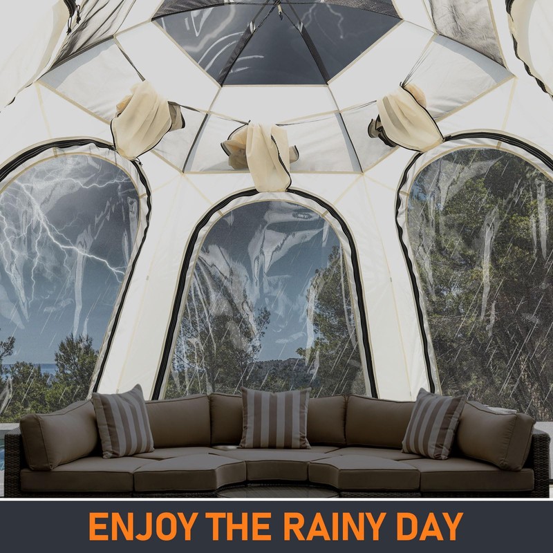 Transparent Rainfly Replacement for AYAMAYA Screen Tent, to Make a