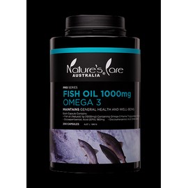 Nature's Care PRO Series Fish Oil 1000mg Omega 3 200 Capsules