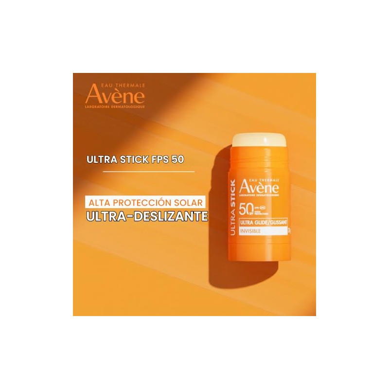 Avene Protector Solar Facial en Barra Invisible FPS50 Piel Sensible,