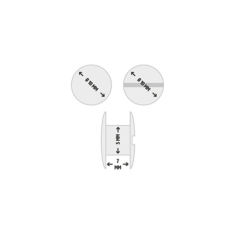 25 x 7mm Book Binding Screws & Posts - Copper-Coloured