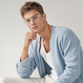 Zenottic Blue Light Blocking Glasses, Anti Dizzy Glasses Women and Men Lightweight Round Frame Retro Glasses