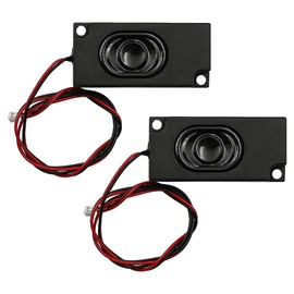 POFET Pack of 2 Speakers 3 Watt 8 Ohm Mini Speaker with JST-PH2.0 2 Pin Interface, Speaker for Arduino Raspberry Pi Small Electronic DIY Projects