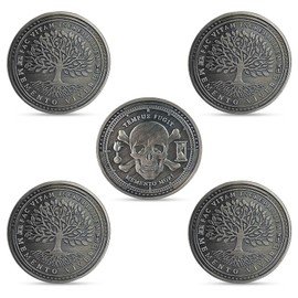 AtSKnSK Memento Mori Memento Vivere Coin Pack of 5