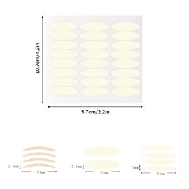 SSKHE 1152 pieces eyelid strips, eyelid strips, eyelid tape, double sided eyelid tapes, invisible double eyelid strips, double eyelid stickers and fork rods tweezers