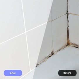 6 Pieces Tile Pen Wall Grout Restorer Pen Repair Marker Grout Filler Pen for Restoring Tile Wall Floor Bathrooms and Kitchen(White)