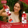 Concession Essentials -Cherry Snow Cone Syrup – Classic Cherry Flavor,