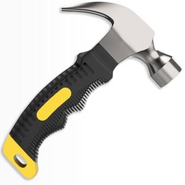 Claw Hammer for Nails, Heavy Duty Small Hammers, Compact for household drawer and Backpacks