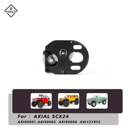 FEDCO SCX24 Transmission Gearbox with Steel Gear for 370 Motor Complete Transmission Case for Axial SCX24 Upgrades 1/24 RC Crawler