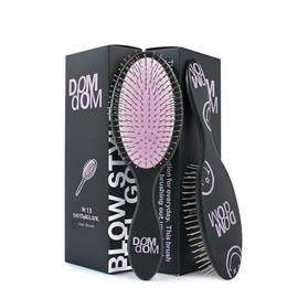 Dom Dom Cepillo Húmedo Cepillo Desenredante para Cabello Grueso, Rizado, Delgado y Fino - Cepillo Antiestático Húmedo y Seco para Mujeres, Hombres y N