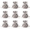 Snadulor 20 PCS Round Bottom Drawstring Velvet Gift Bags Jewelry