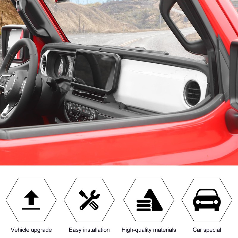 RT-TCZ Center Console Trim Cover Dashboard Control Panel Cover Decorative