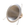 Joint Bright Lighting 6" Deep Self Flange Air-Shut Baffle Trim