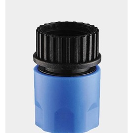 Topways® Electronix erweiterbarer Gartenschlauch Stecker und Buchse Adapter Verbindungsstück Blau