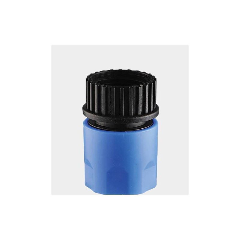 Topways® Electronix erweiterbarer Gartenschlauch Stecker und Buchse Adapter Verbindungsstück Blau
