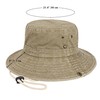 Unisex Cotton Boonie Hat Summer Outdoor Packable Fishing Bucket Hat