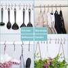 Goowin Shower Curtain Hooks, S Shape Shower Curtain Rings, Rustproof