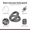 vidaXL Razor Wire Fencing Coil – Concertina Barb Razor Fence