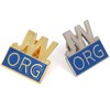 Jw.org Pins-1 Inch Solid Metal Pins- Gold or Silver Toned
