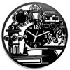 Instant Karma Clocks Wall clock fire brigade design, artistic wall