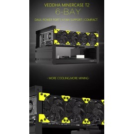 VEDHA VEDDHA NEW T2 - 6 GPU Mining Rig Frame
