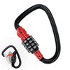 DOKEEP Carabiner Anti-Theft Heavy Duty Free-Setting D-Lock Dial Type Carabiner